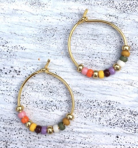 Hoops Patchwork/small, guld